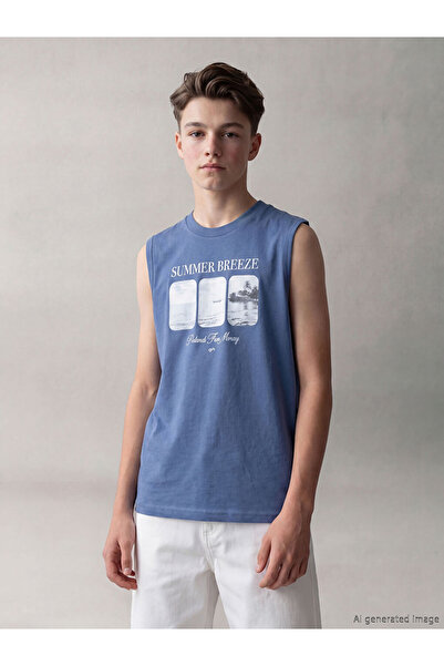LC Waikiki Esvab • Modern & Distinctive Zero Roba Collar Printed Boys' Unders...