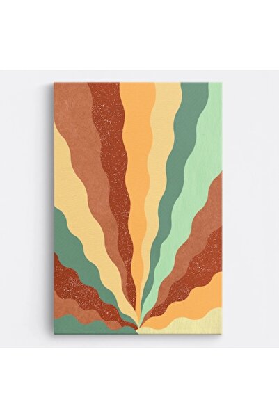 OEM Tablou abstract pe pânză WOWCanvas, Valuri colorate și liniștitoare, 100 ...