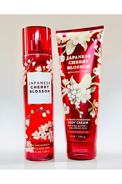 Bath & Body Works زهر الكرز الياباني ~ طقم هدايا من قطعتين ~ شحن مجاني!