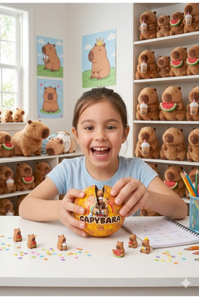 TOYFEST Capybara Süpriz Top Kapibara 1 ADET