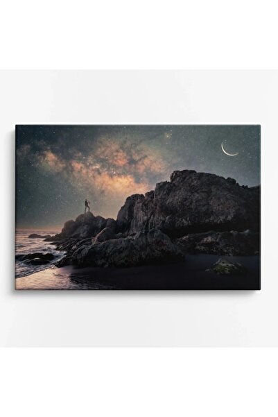 OEM Tablou pe pânză Peisaje WOWCanvas, Muzică și Natură la Vârful Muntelui, 1...