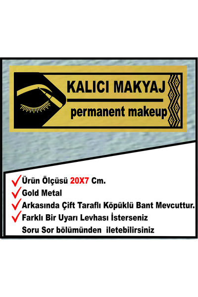 sıradışıhediyem لافتة تحذير لغرفة KALIC IMAKYAJ