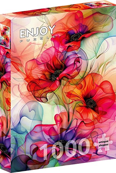 Enjoy Puzzle 1000 Κομμάτια Παζλ Ευχάριστο Παζλ - Πολύχρωμη Ροή Λουλουδιών (En...