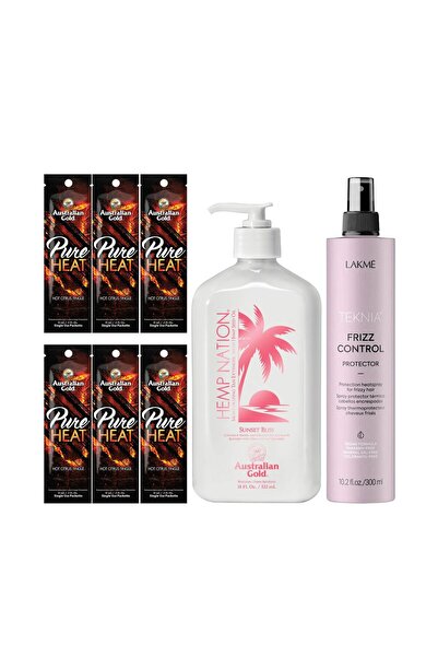 Australian Gold Κιτ για Μαύρισμα, Ενυδάτωση & Προστασία από τη Θερμότητα για ...