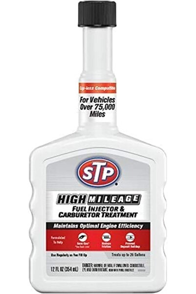 STP High Mileage Fuel Injector Cleaner Carburetor Treatment Engine Performanc...