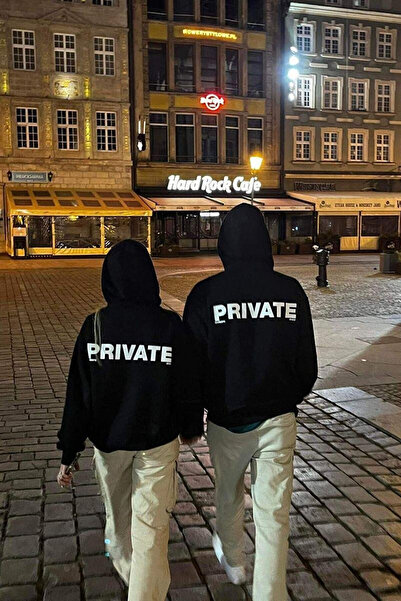 Le Savu Φούτερ με κουκούλα με σχέδιο αγάπης για ζευγάρια (Πωλείται μεμονωμένα)