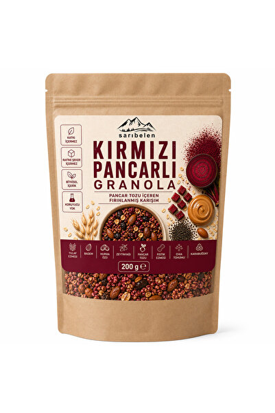 sarıbelen Red Beetroot Granola 200 g