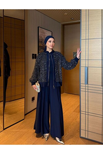 GK Σετ Παντελονιού Τριών Τεμαχίων με Παγιέτες