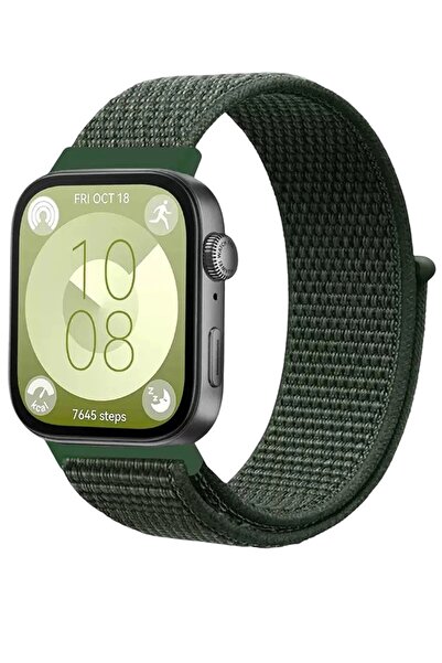 SORA GROUP Huawei Fit 4 Mesh Hook and Loop Strap - Dark Green