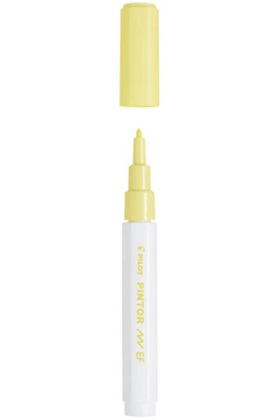 Pilot Marker de vopsea Pastel Painter, vârf rotund EF 0.7 mm, galben