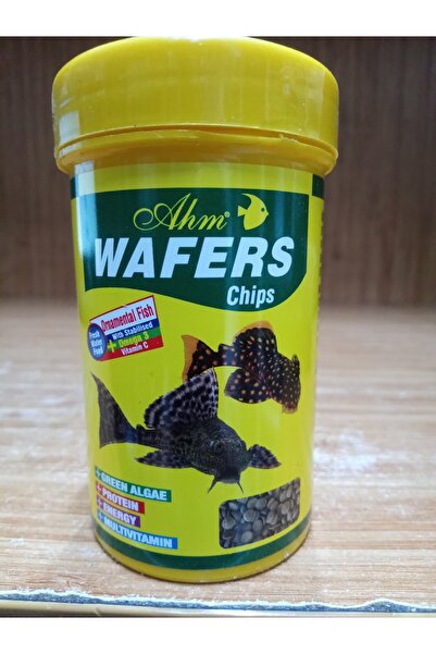 Ahm Wafers Chips Vatoz ve Çöpçü Balıkları İçin Dip Yem 100 Ml 30 GRAM