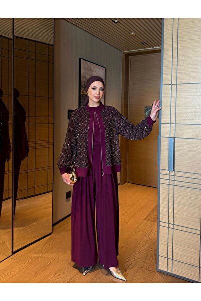 GK Σετ Παντελονιού Τριών Τεμαχίων με Παγιέτες