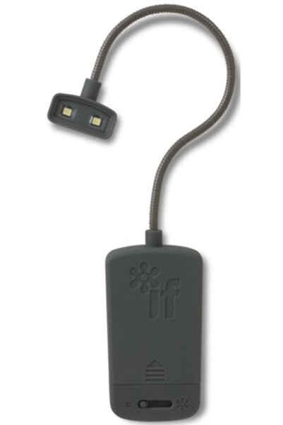 İF Lampă de citit - Lumină de carte cu flexibilitate maximă - Gri
