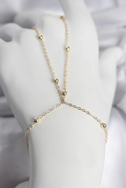 Leyaton 316L Steel Gold Color Ball Chain Women's Necklace