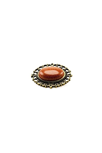 Esha Store Yıldız Doğal Taşlı Antik Broş Yaka İğnesi Eşarp İğnesi euiyldz
