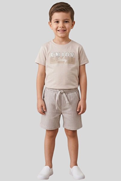 ww waka waka kids store Αγορίστικο Σετ Δύο Τεμαχίων με Μπλουζάκι με Στάμπα  "...