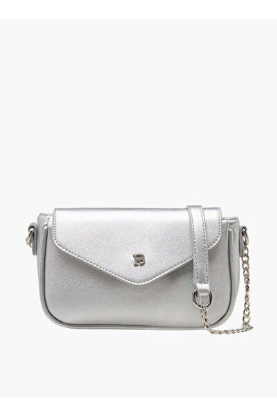 Flora Bella by Shoexpress Textured Crossbody Bag with Magnetic Snap Closure