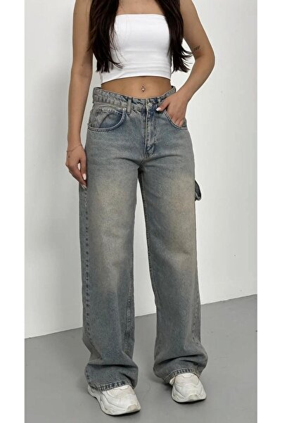 DAĞON'S Belt Buckle Palaska Detail Baggy Jeans