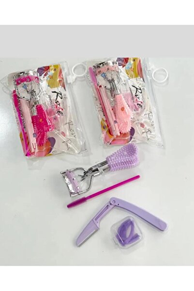 GÖZDEM BİJUTERİ Rose Cosmetics Professional Beauty Tools 4’lü Kaş & Kirpik Ba...