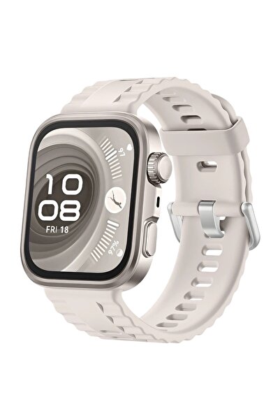 Generic Brand Dgc Avm ®   Huawei Fit 4 Nova Silicone Strap - Beige