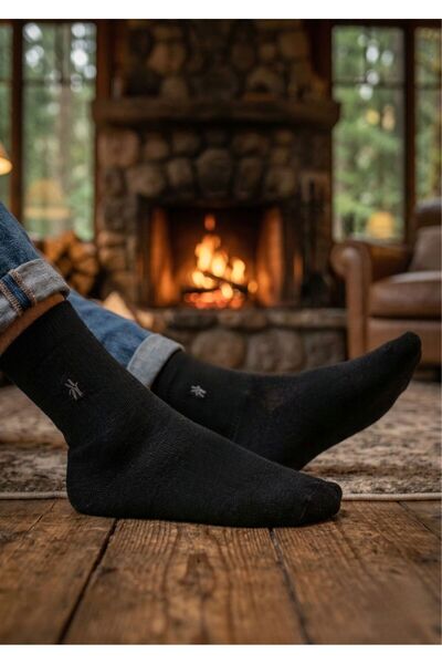 Hstoree Men's Premium Bamboo Half-Toe Socks Set of 3 – 80% Real Bamboo Yarn, Seamless, Breathable