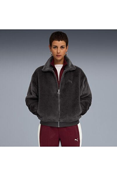 Puma Wardrobe Essentials Relaxed Kadın Gri Ceket