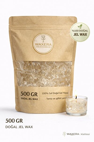 WAXERA %100 Saf Jel Wax 500 gr – Şeffaf Mum Yapım Jeli