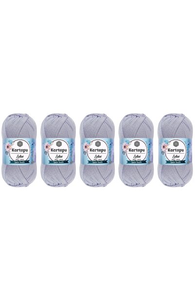 Kartopu LOTUS Merserize Görünümlü El Örgü İpliği 100 Gr. 5 ADET RENK : K714 A...