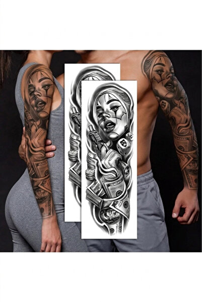 SİTORA Para Kraliçesi Kol Kaplama Dövme Tattoo