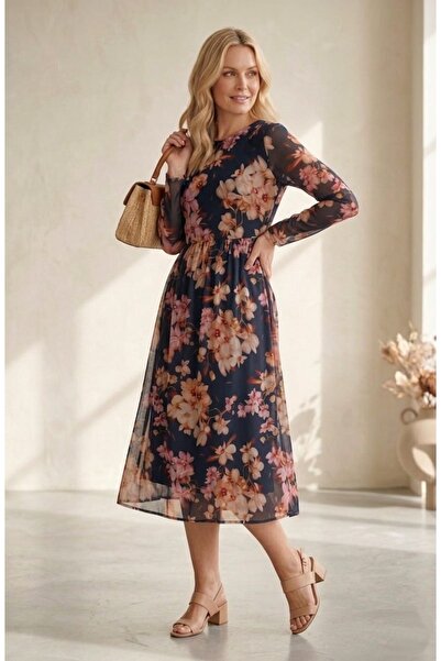 MAXLEVEL MODA ΓΥΝΑΙΚΕΙΟ ΦΟΡΕΜΑ ΣΙΦΟΝ ΜΕ ΦΥΛΛΟΔΟΡΟΥΛΕΣ ΣΧΕΔΙΑΣΕΙΣ ΚΑΙ ΦΟΡΕΙΠΟΔ...