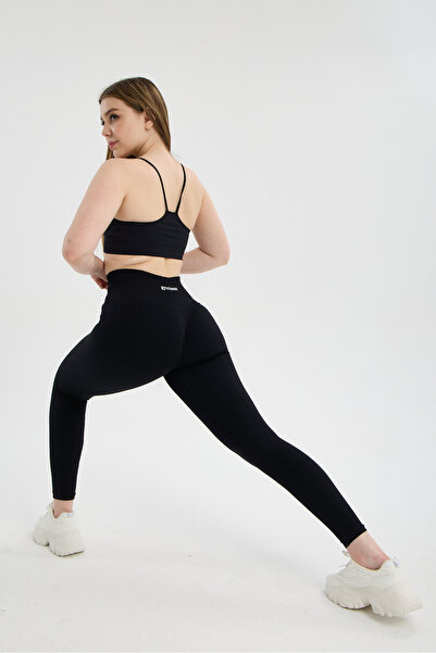 gymhams Drop Serisi Kalça Büzgülü(Scrunch) Push Up Toparlayıcı Esnek Yüksek Bel Kadın Spor Tayt- Pilates/Yoga/Fitness Taytı