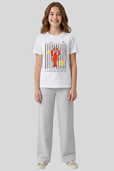 ww waka waka kids store Σετ παντελόνι και μπλούζα για κορίτσια με θέμα τη La ...