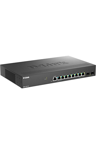 D-Link Switch 2.5Gigabit DMS-1250-10S, 8 porturi Gigabit, 2 porturi SFP, POE ...