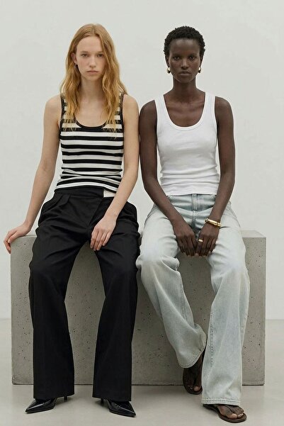 COTENCONCEPT 2 τεμάχια Μπλουζάκι με κορδόνια και λουράκια από μείγμα βισκόζης