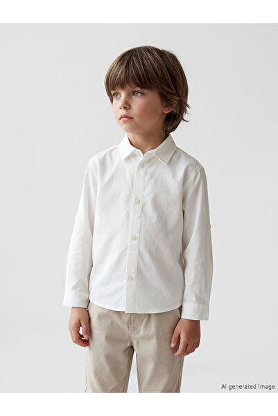 LC Waikiki YK PLUS LCW Παιδικό Αγορίστικο Πουκάμισο Oxford