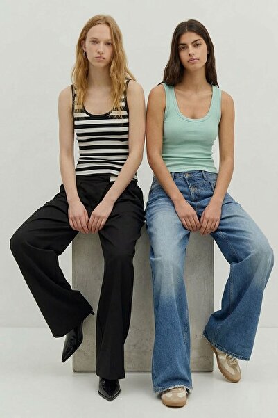 COTENCONCEPT 2 τεμάχια Μπλουζάκι με κορδόνια και λουράκια από μείγμα βισκόζης