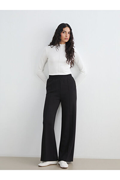 LC Waikiki RMZ GİYİM FARKIYA Pantaloni de trening pentru femei, cu șnur în ta...