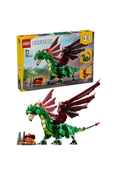 LEGO ® Creator 3 in 1 - Dragon medieval 31161, 715 piese