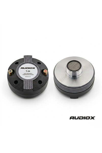 T-34 34 mm Titanyum Tweeter Driver Tiz Hoparlör 8 Ohm 80 Watt