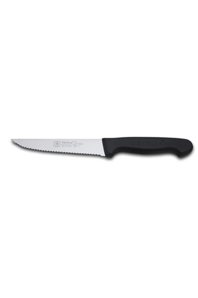 61005LZ - Lazerli Tırtıklı Sebze, Steak ve Biftek Bıçağı 12,5 cm