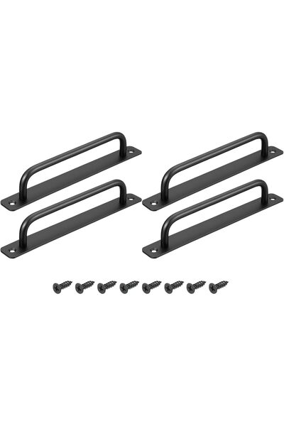 QUARKZMAN 4 τεμάχια Λαβές για Συρόμενες Πόρτες Αχυρώνα, 192mm / 8 " μεταξόνιο...