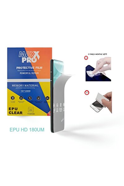 tkgz HONOR 400 PRO Uyumlu Nano Ekran Koruyucu Şeffaf Hd Esnek 250UM Kalın - M...