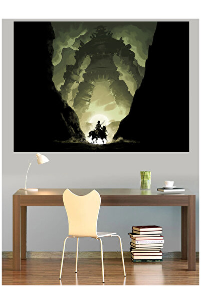 Mushen Studio Epic Horse Warrior Giant Castle Canvas Print Fantastic Wall Dec...
