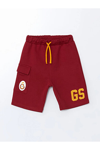LC Waikiki LCW Kids Kırmızı Galatasaray Baskılı Erkek Çocuk Şort