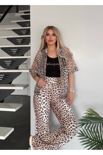 Bella Belluci Spanish Style Leopard Three-Piece Set
