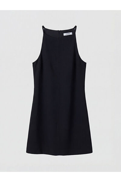 LC Waikiki Λαμπερές επιλογές από το Shining Store Halter Roba Mini φόρεμα με ...