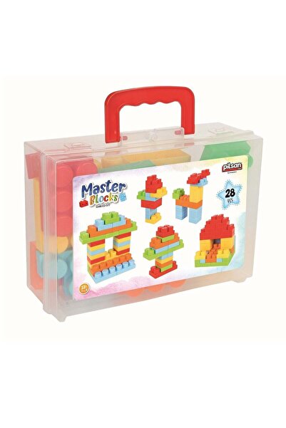 WOWMOMKIDS 03 577 Master Blocks 28 Pieces with Bag - Toy