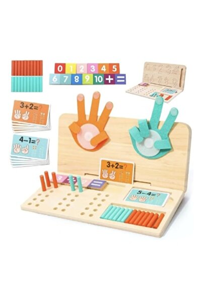 MASHASHOP Игра за броене с пръсти, Монтесори, Разглобяеми елементи, Таралеж, ...