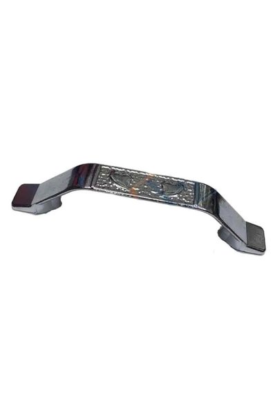 Generic Brand Decorative Zamak Handle Internal - 64mm, Nickel, 100 Pieces