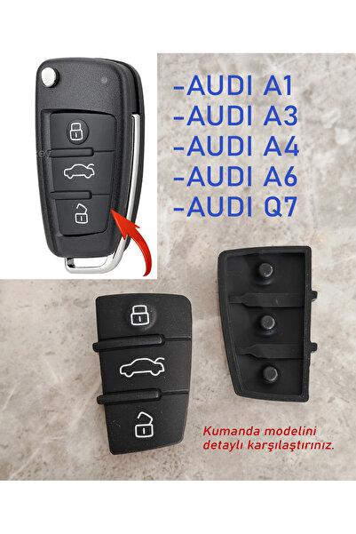 GCP German Car Parts غطاء مفتاح أودي - غطاء مفتاح تحكم أودي A1 A3 A4 A6 Q7